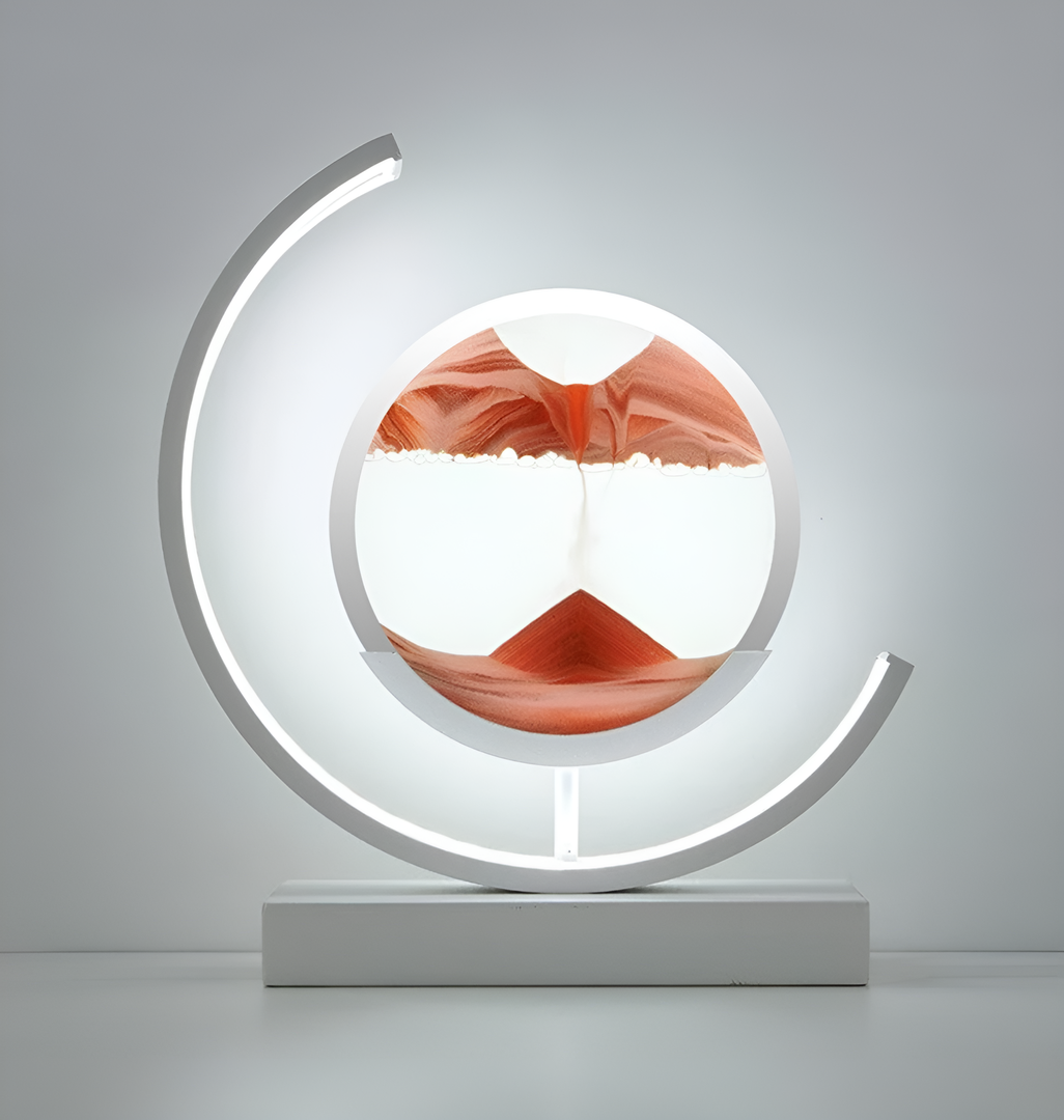 3D Quicksand LED Night Lamp with Moving Sand