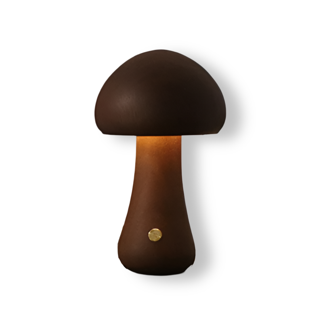Wooden LED Table Lamp with Touch Control
