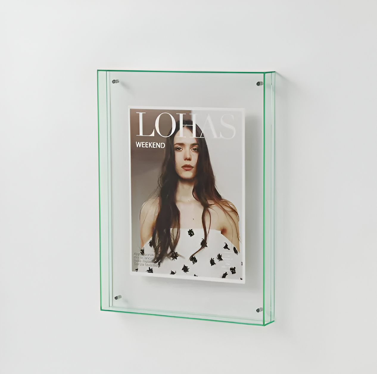 Modern Acrylic Photo Frame – Borderless Transparent Picture Frame