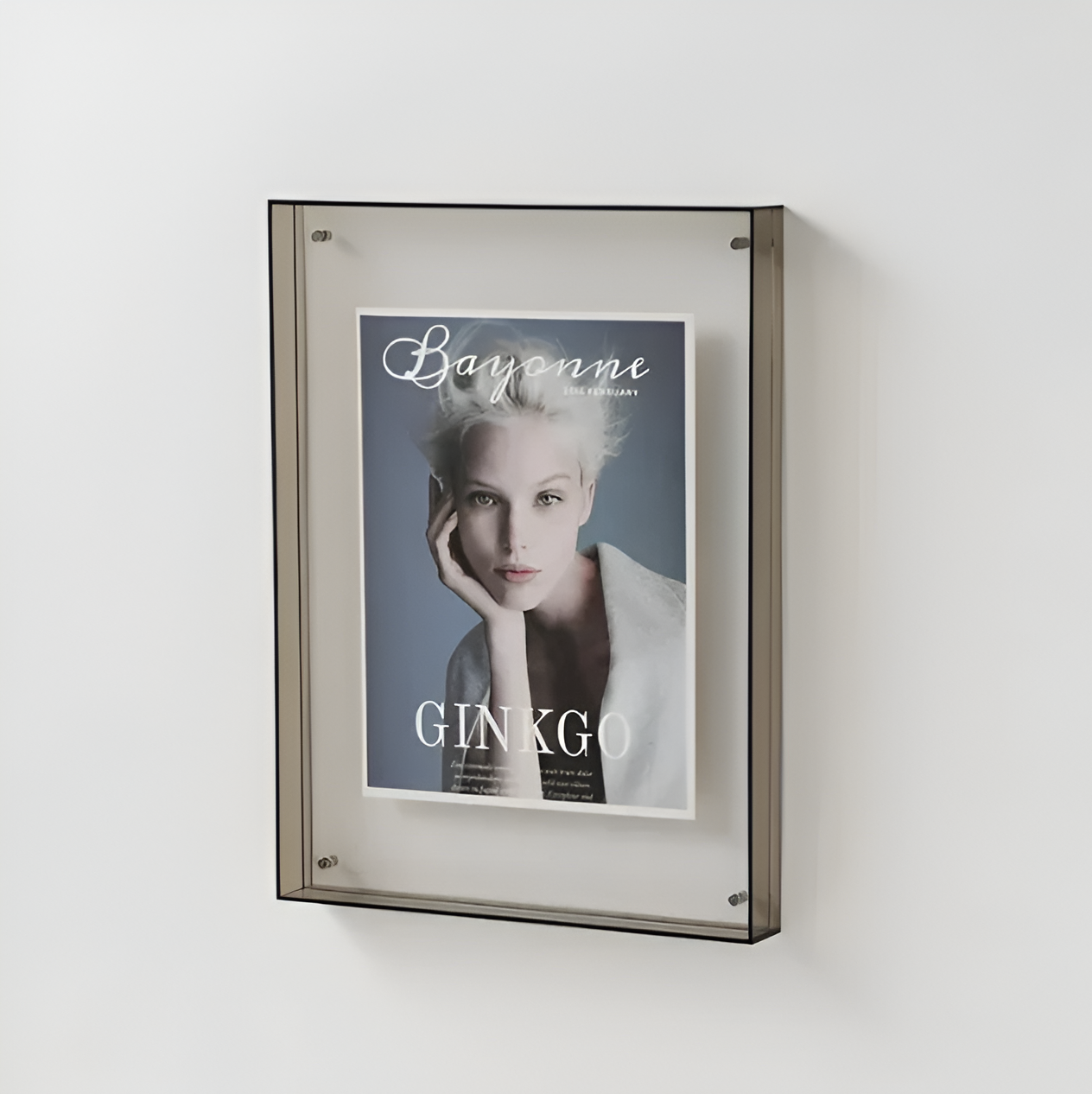 Modern Acrylic Photo Frame – Borderless Transparent Picture Frame