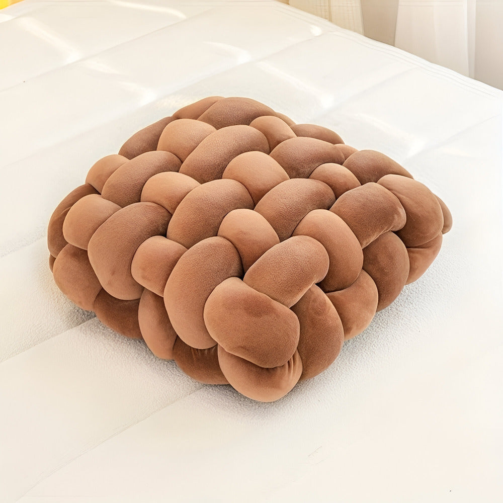 Decorative Cushion with Knot Design