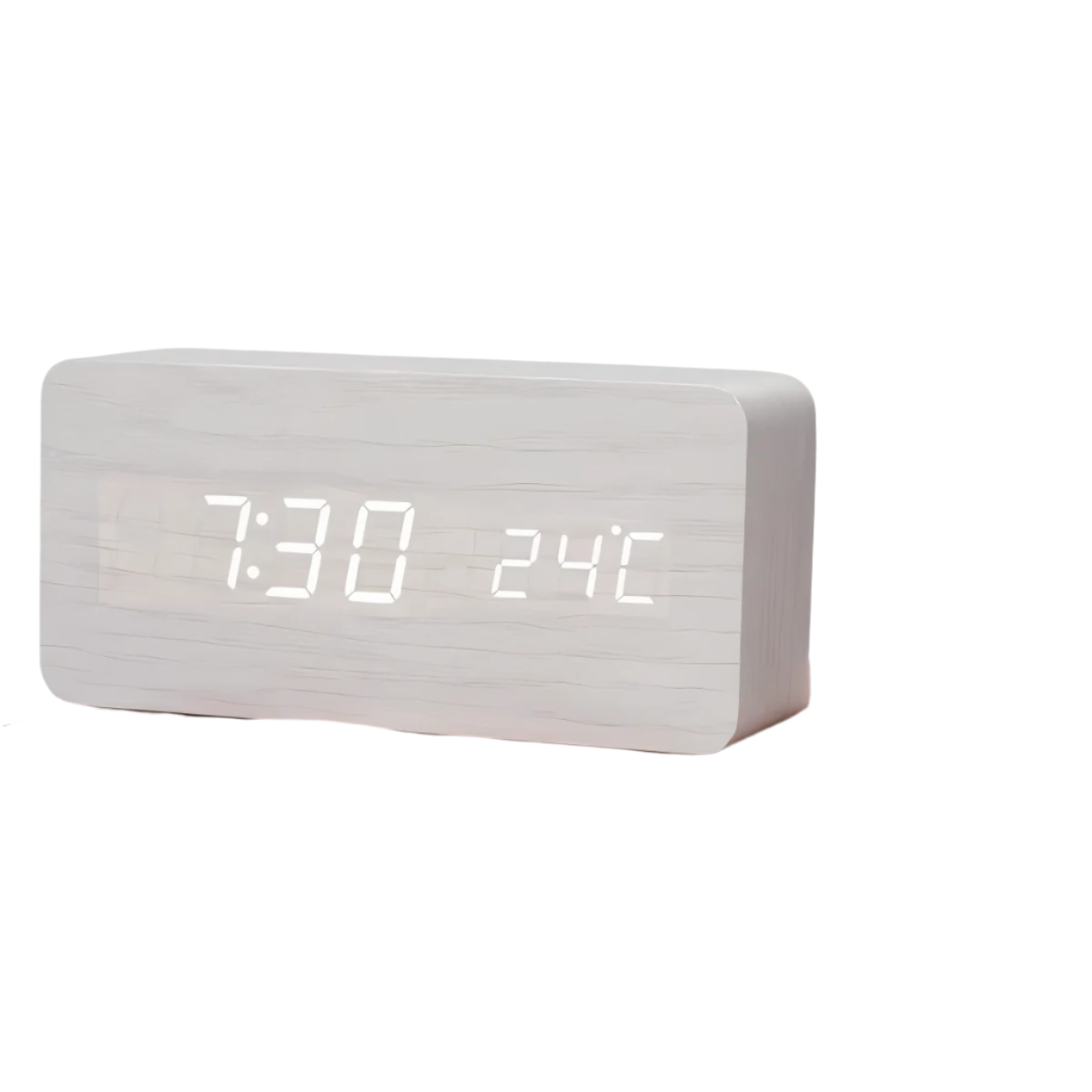 Digital LED Alarm Clock in Plastic