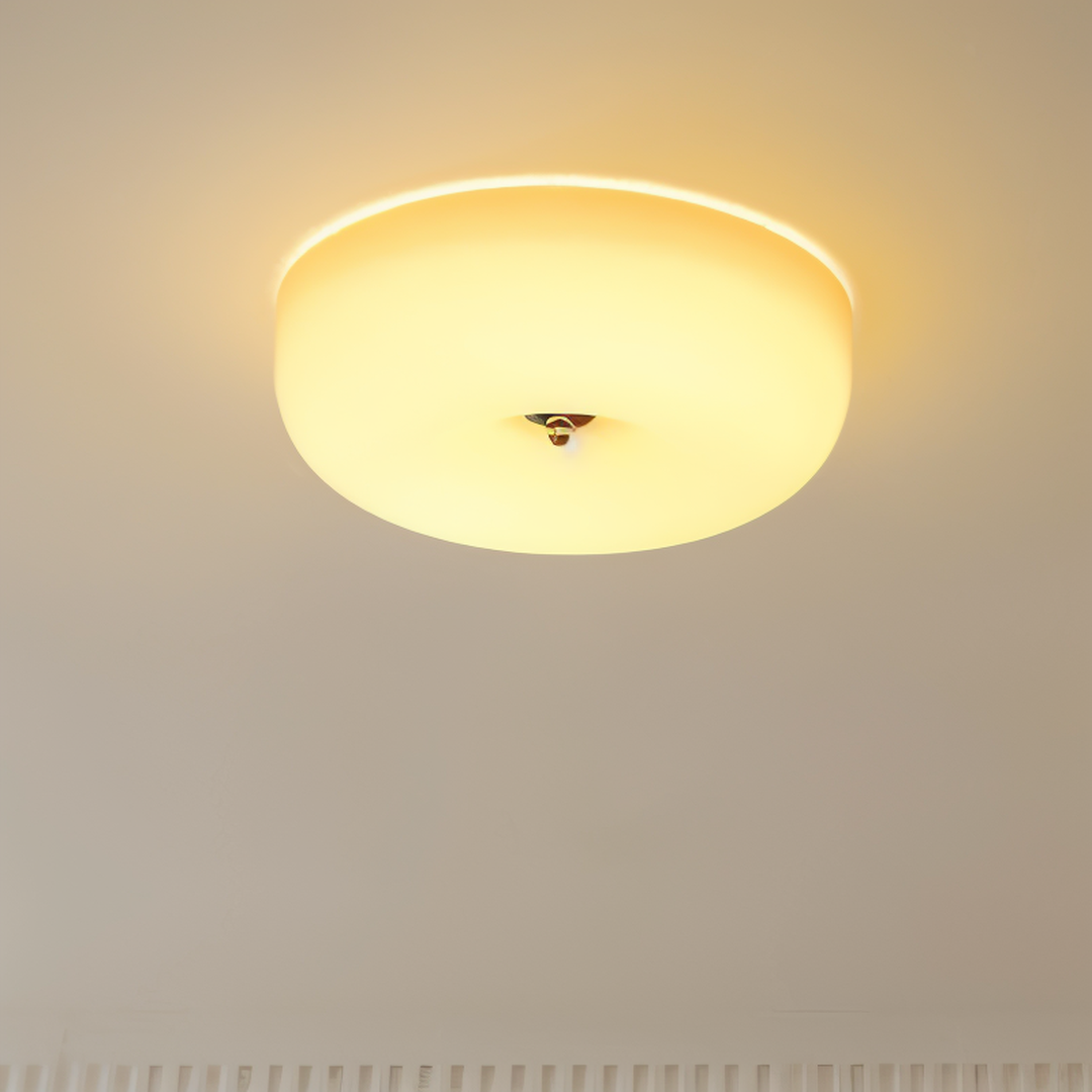 Nordic Glass Ceiling Lamp Donut Shape