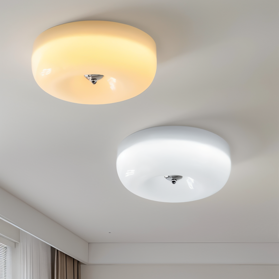 Nordic Glass Ceiling Lamp Donut Shape