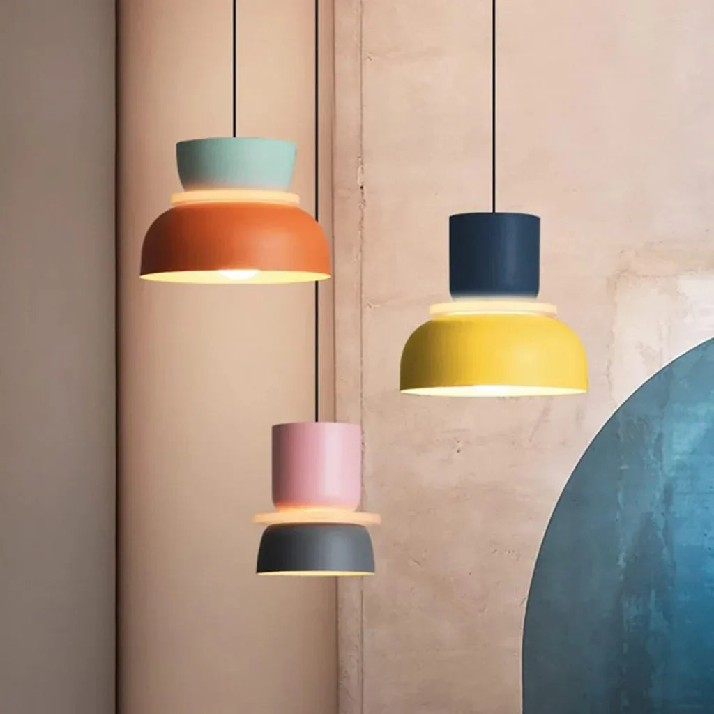 Colourfull Bowl Scandinavian Pendant Light