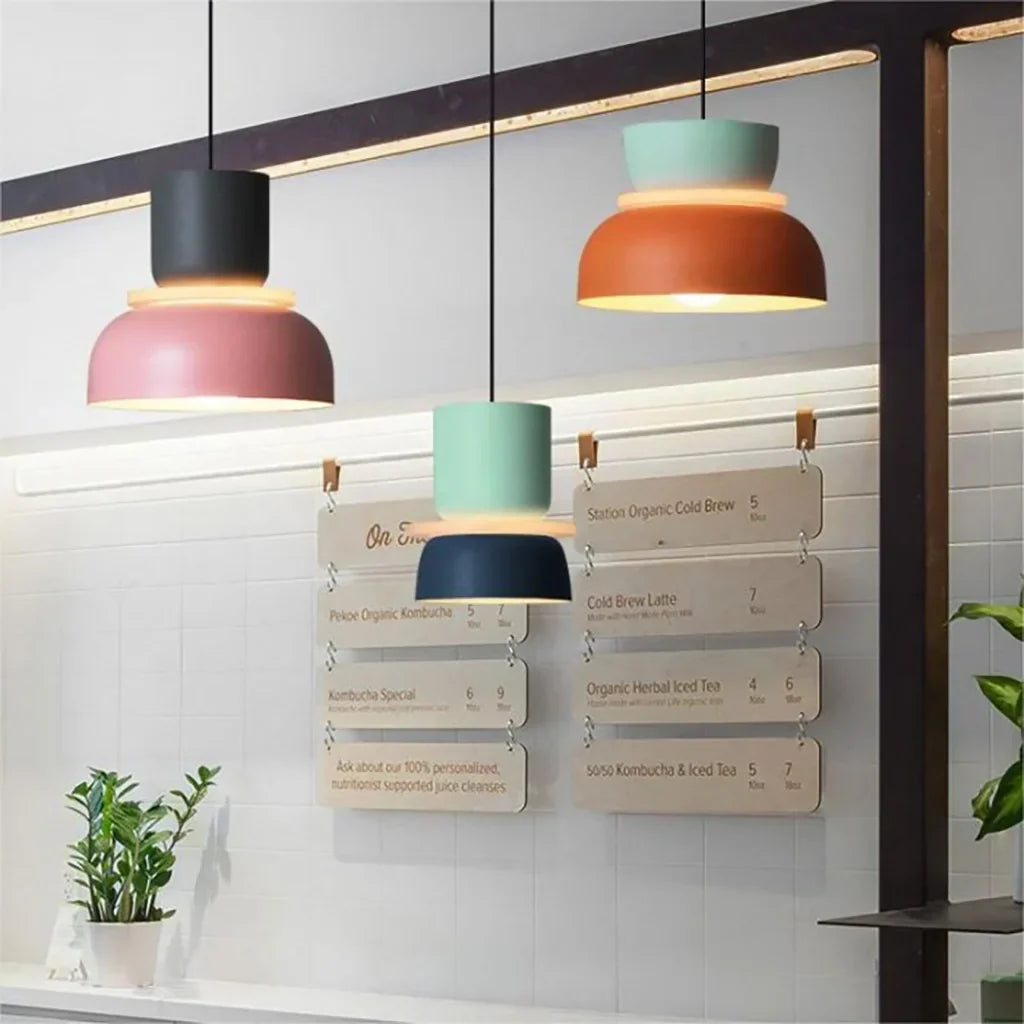 Colourfull Bowl Scandinavian Pendant Light