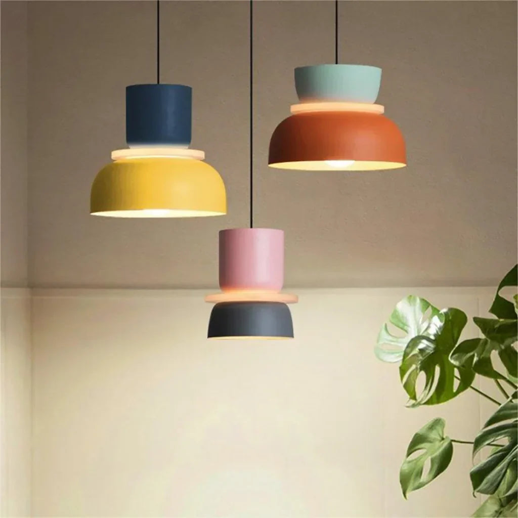Colourfull Bowl Scandinavian Pendant Light