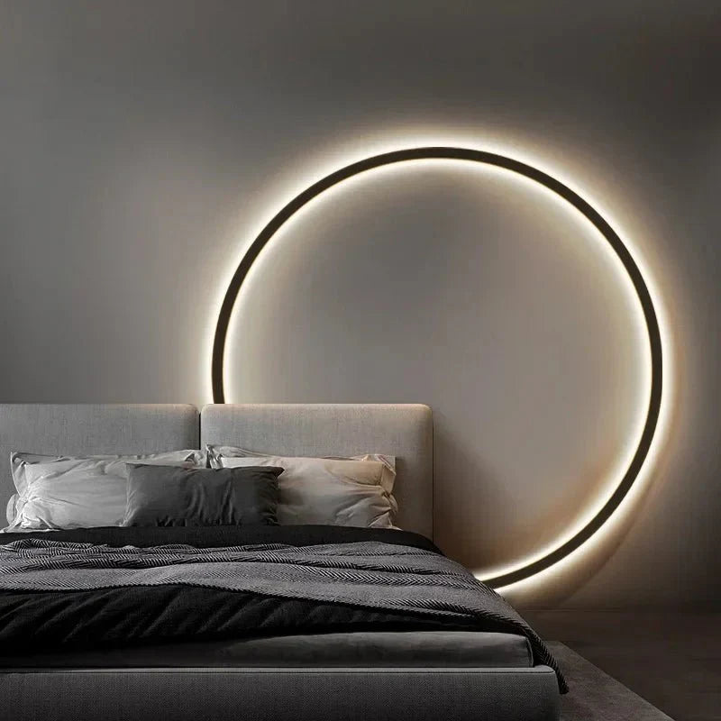 Modern Round Wall Lamp - Minimalist Circular Sconce