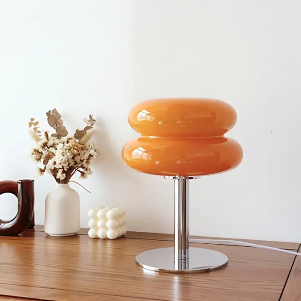 Minimalist Clear Table Lamp - Modern Mushroom Light