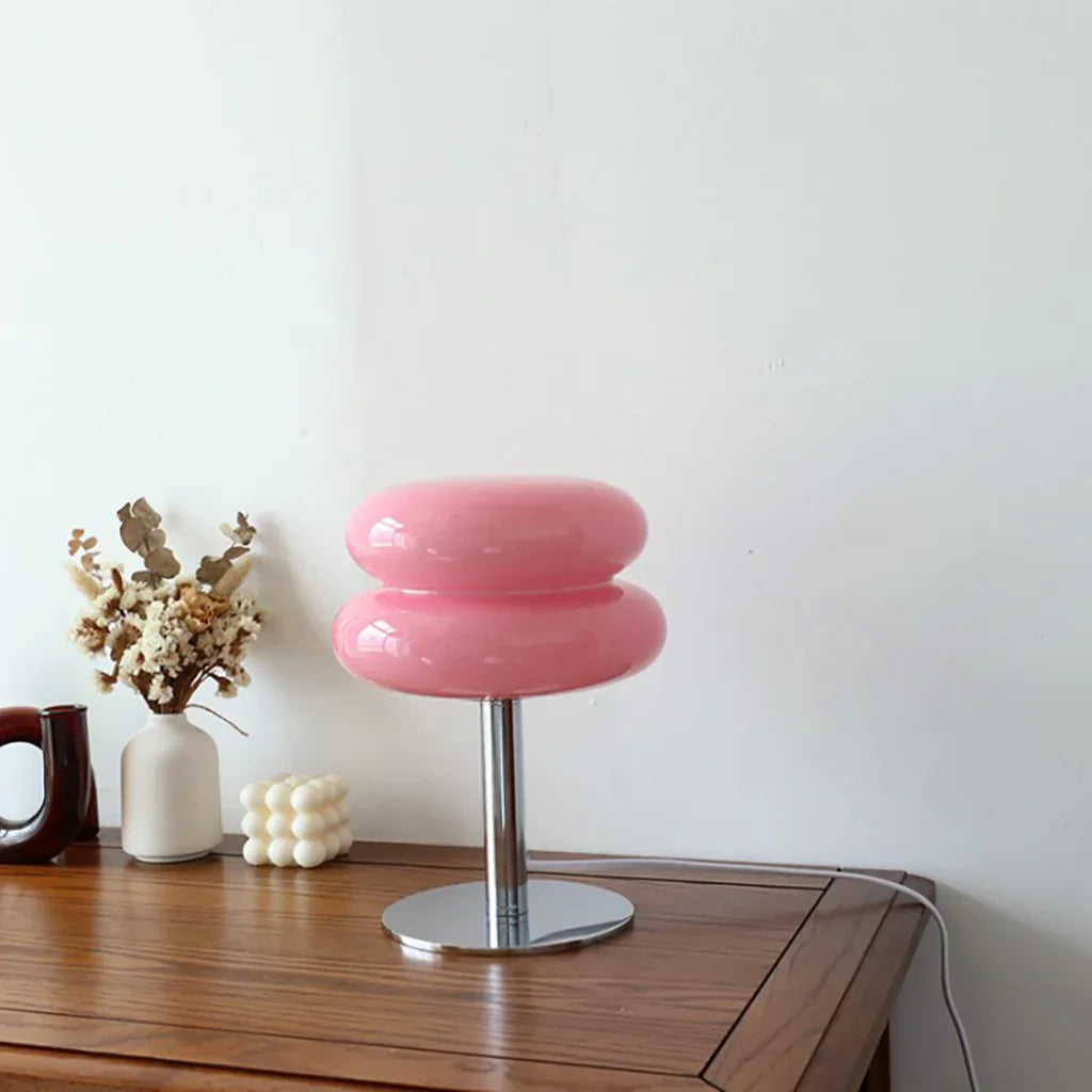Minimalist Clear Table Lamp - Modern Mushroom Light