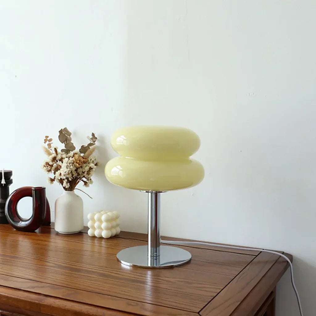 Minimalist Clear Table Lamp - Modern Mushroom Light