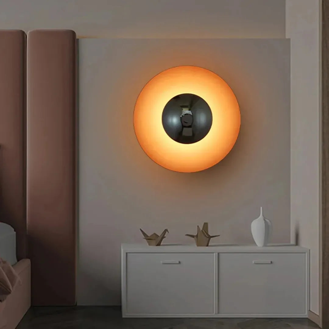 Modern Round LED Lamp Elegant Interiors