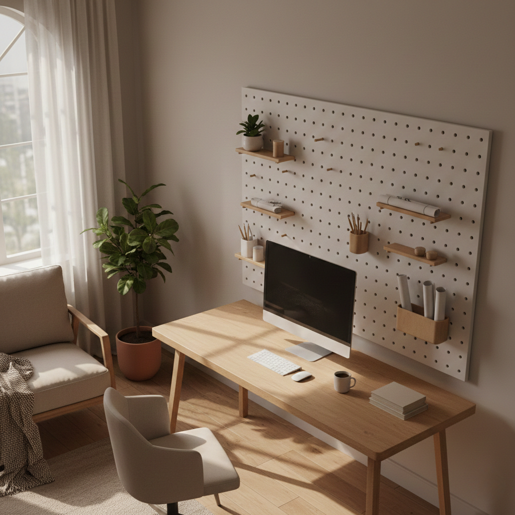 Modular Wall Pegboard System