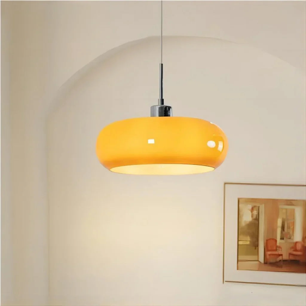 Glass Round Pendant Light
