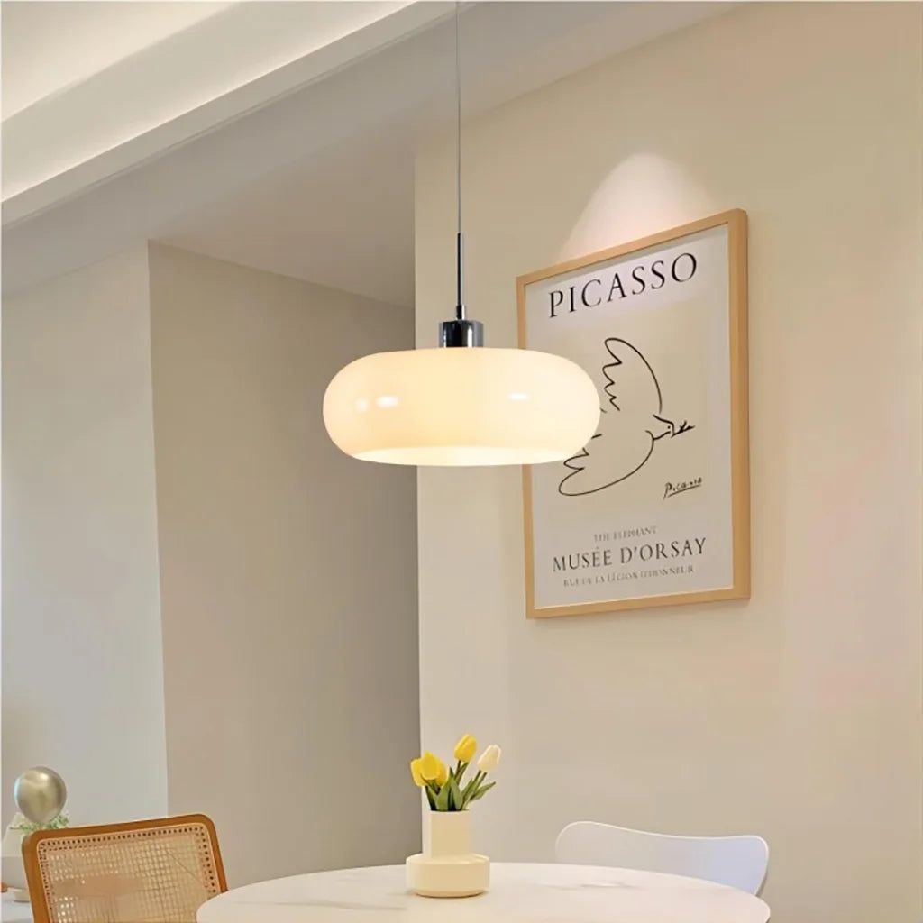 Glass Round Pendant Light
