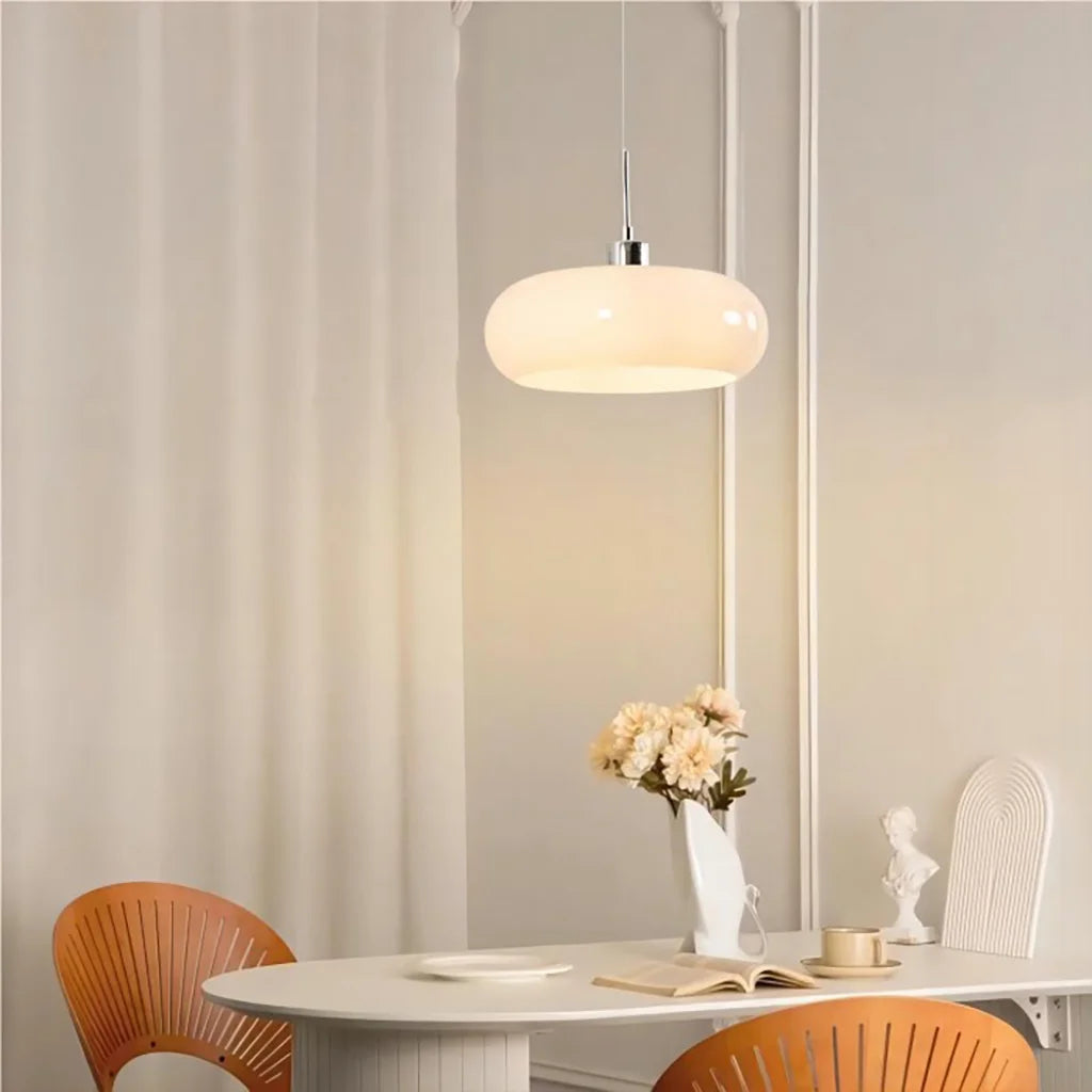 Glass Round Pendant Light