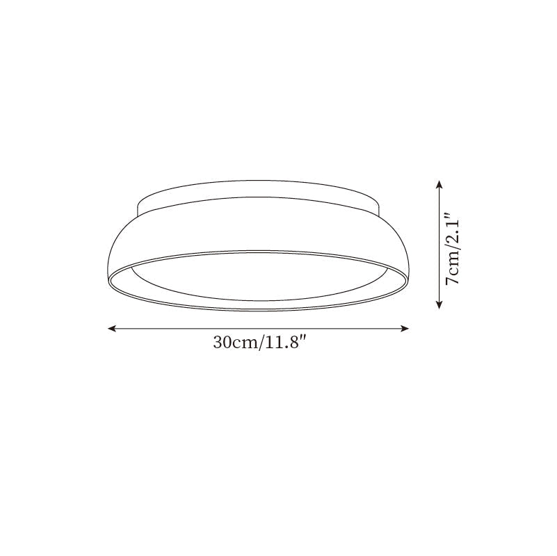 Modern Ceiling Light – Round Flush Mount