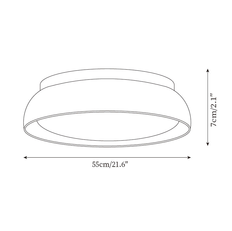 Modern Ceiling Light – Round Flush Mount