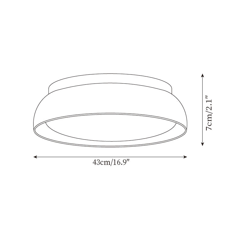 Modern Ceiling Light – Round Flush Mount