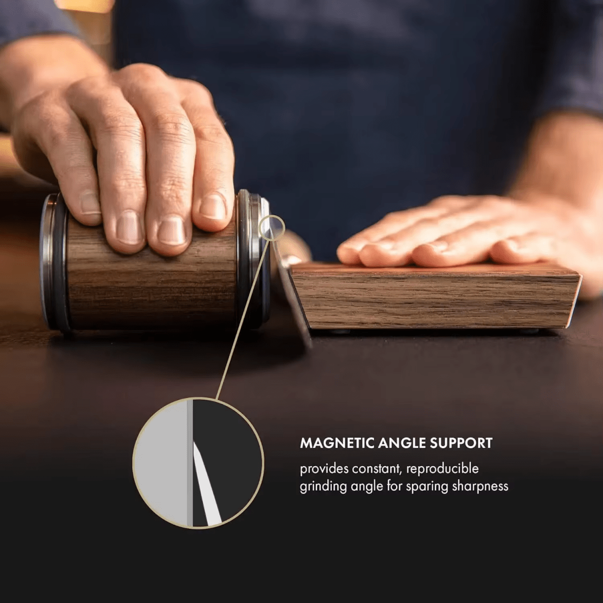 Professional Knife Sharpener with Diamond Coating for Precise Sharpening
