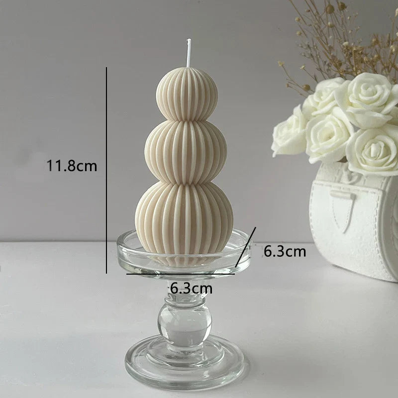 Creative Geometric Scented Candle Golf Ball Design Decoration