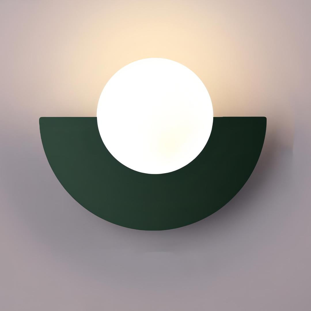 Nordic Semi-Circular Wall Lamp LED Lighting