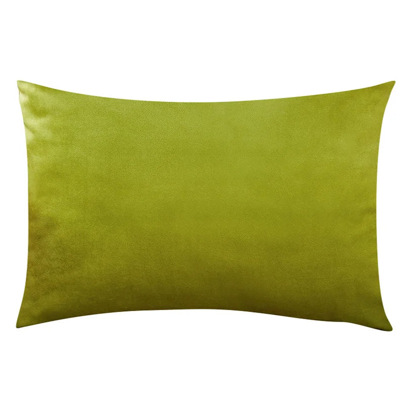 Velvet Decorative Cushion in Cheerful Sweet Colours for Sofa and Bedroom