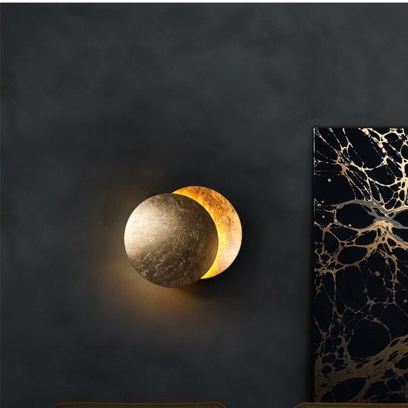 Wall Lamp with Solar Eclipse