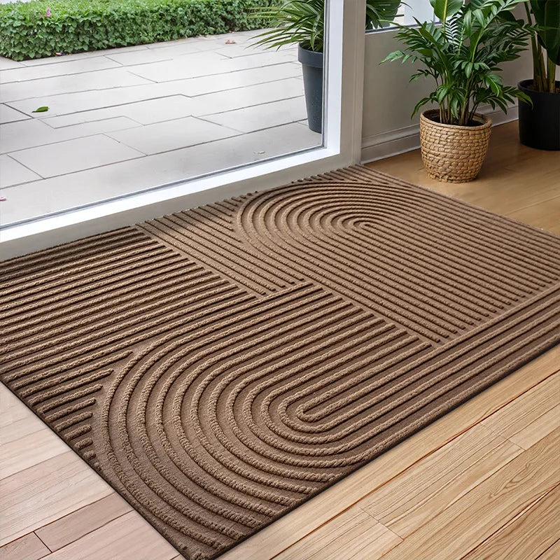 Polyester & Rubber Doormat – Water-Absorbent Entrance Mat