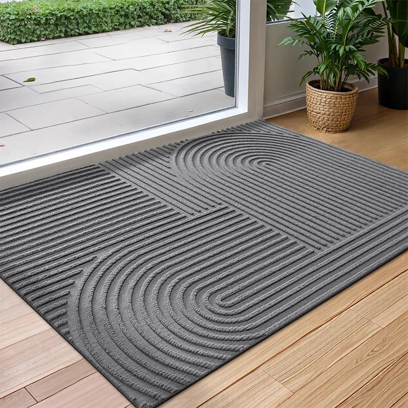 Polyester & Rubber Doormat – Water-Absorbent Entrance Mat