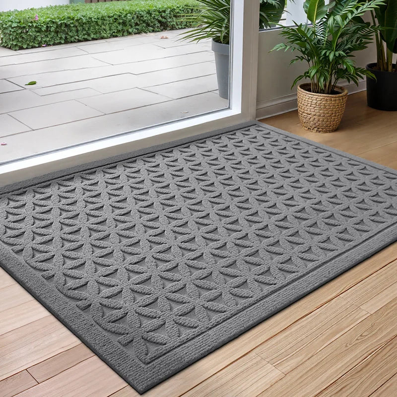 Polyester & Rubber Doormat – Water-Absorbent Entrance Mat