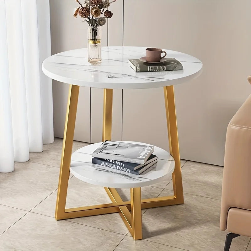 Modern Two-Tier Side Table