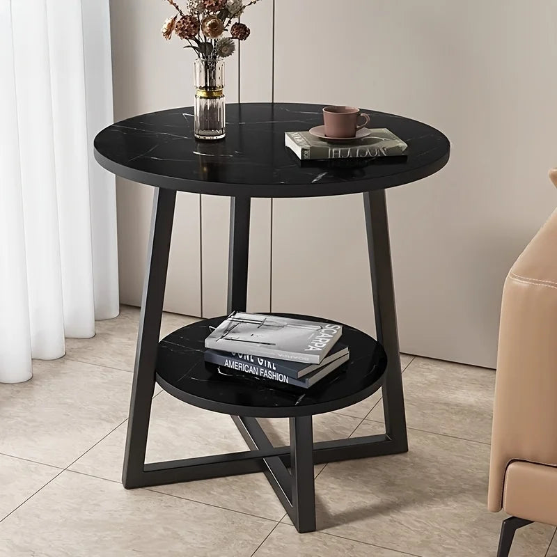 Modern Two-Tier Side Table