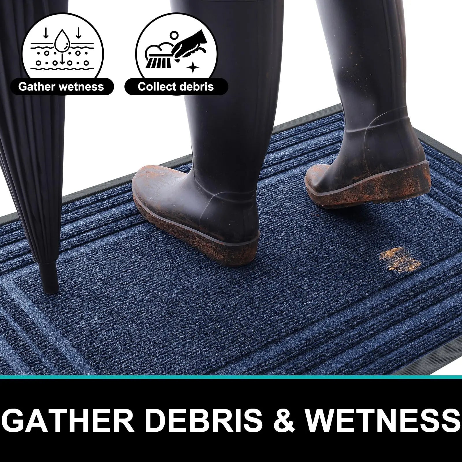 Heavy Duty Entrance Mat – Non-Slip All-Weather Doormat