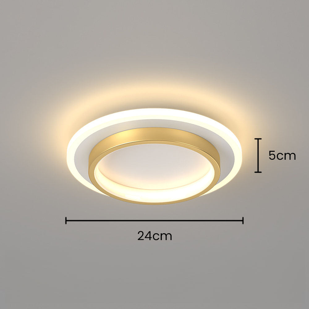 Round LED Ceiling Light - Slim Flush Mount Light