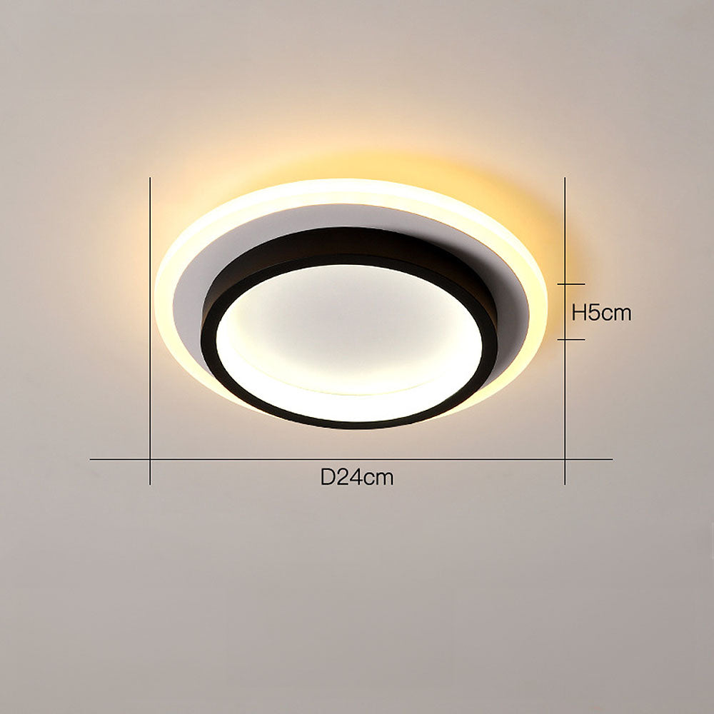 Round LED Ceiling Light - Slim Flush Mount Light