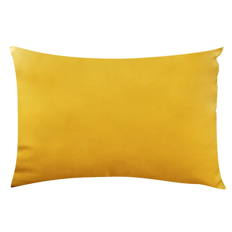 Velvet Decorative Cushion in Cheerful Sweet Colours for Sofa and Bedroom
