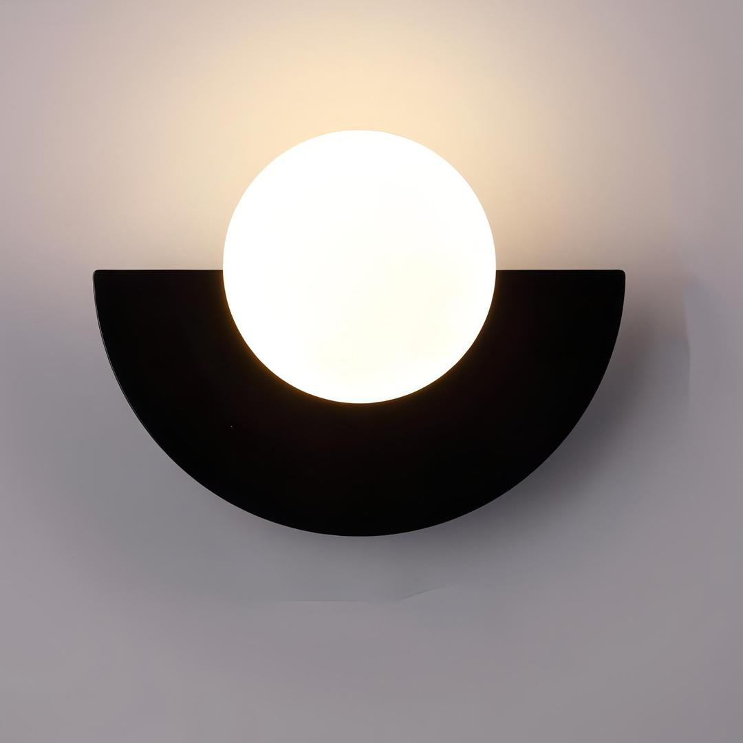 Nordic Semi-Circular Wall Lamp LED Lighting