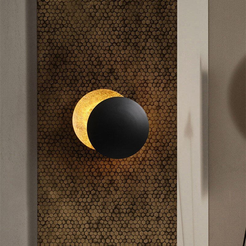 Wall Lamp with Solar Eclipse