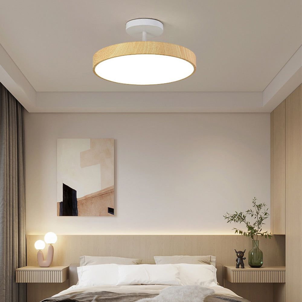 Low-Profile Circular Ceiling Light – 24W Integrated LED Luminaire