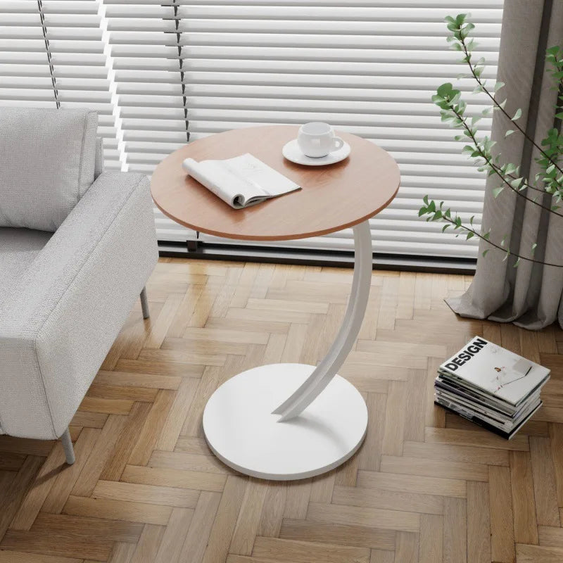 Modern Round Side Table – Heavy Duty Metal End Table