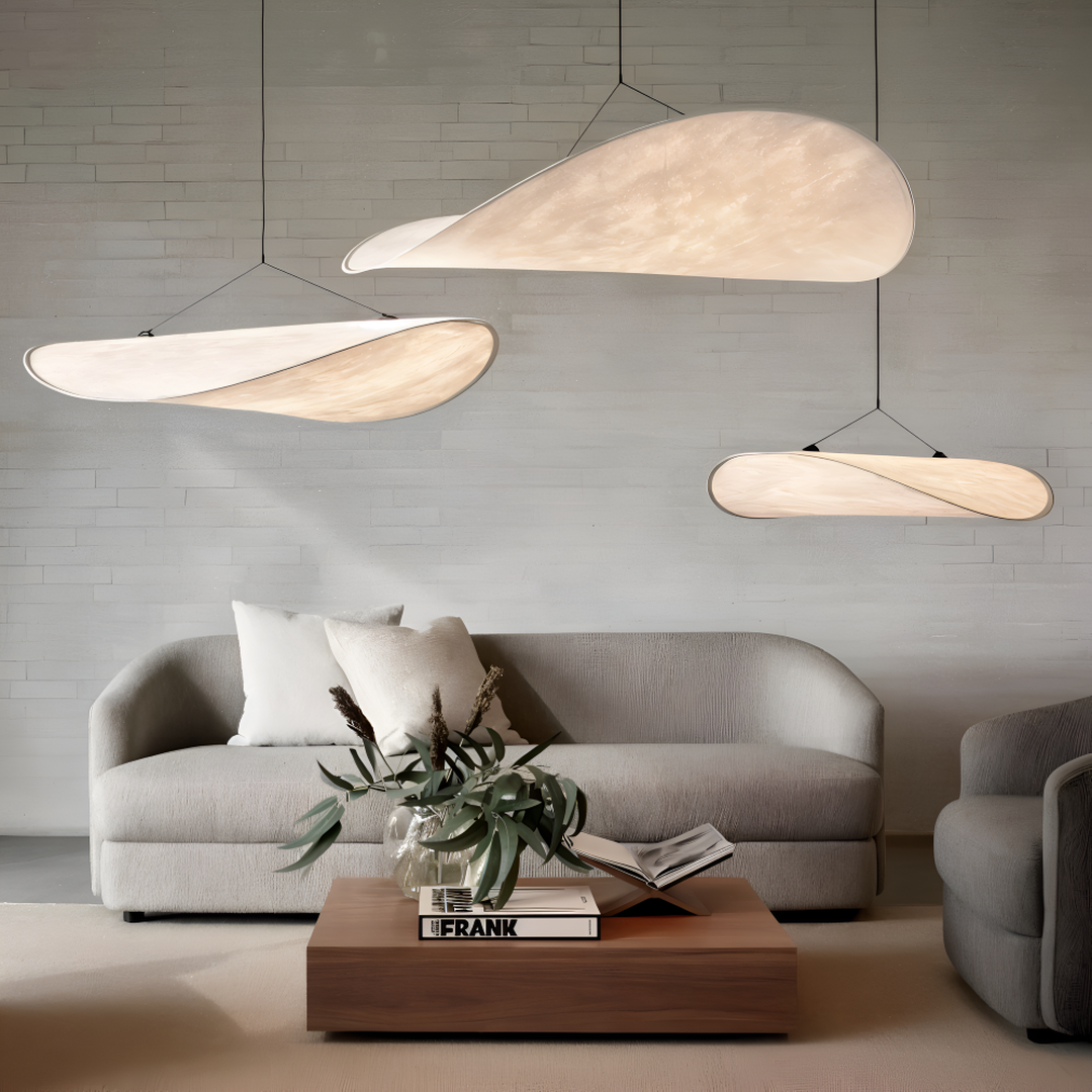 LED Fabric Pendant Lamp Modern Lighting