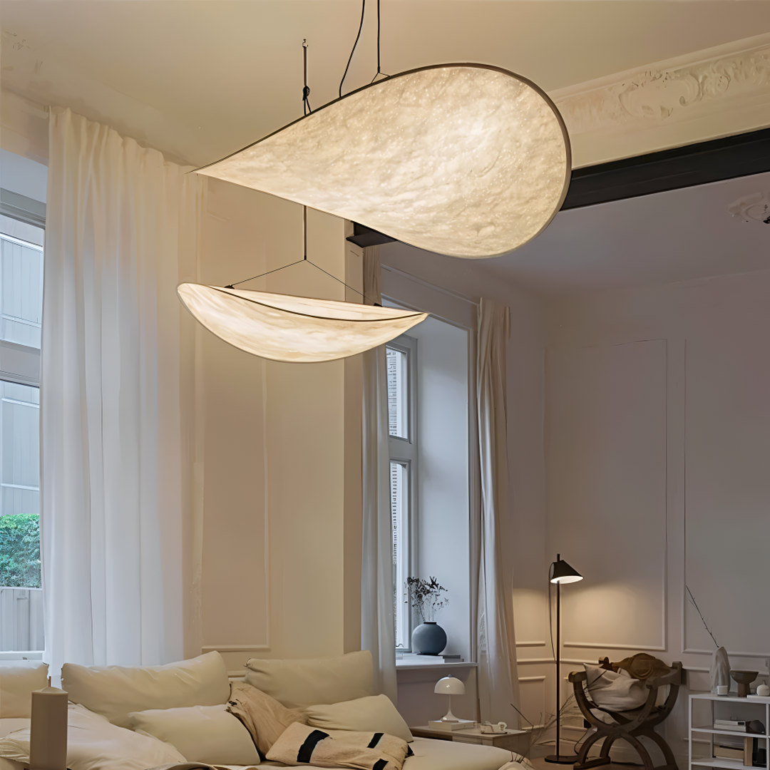 LED Fabric Pendant Lamp Modern Lighting