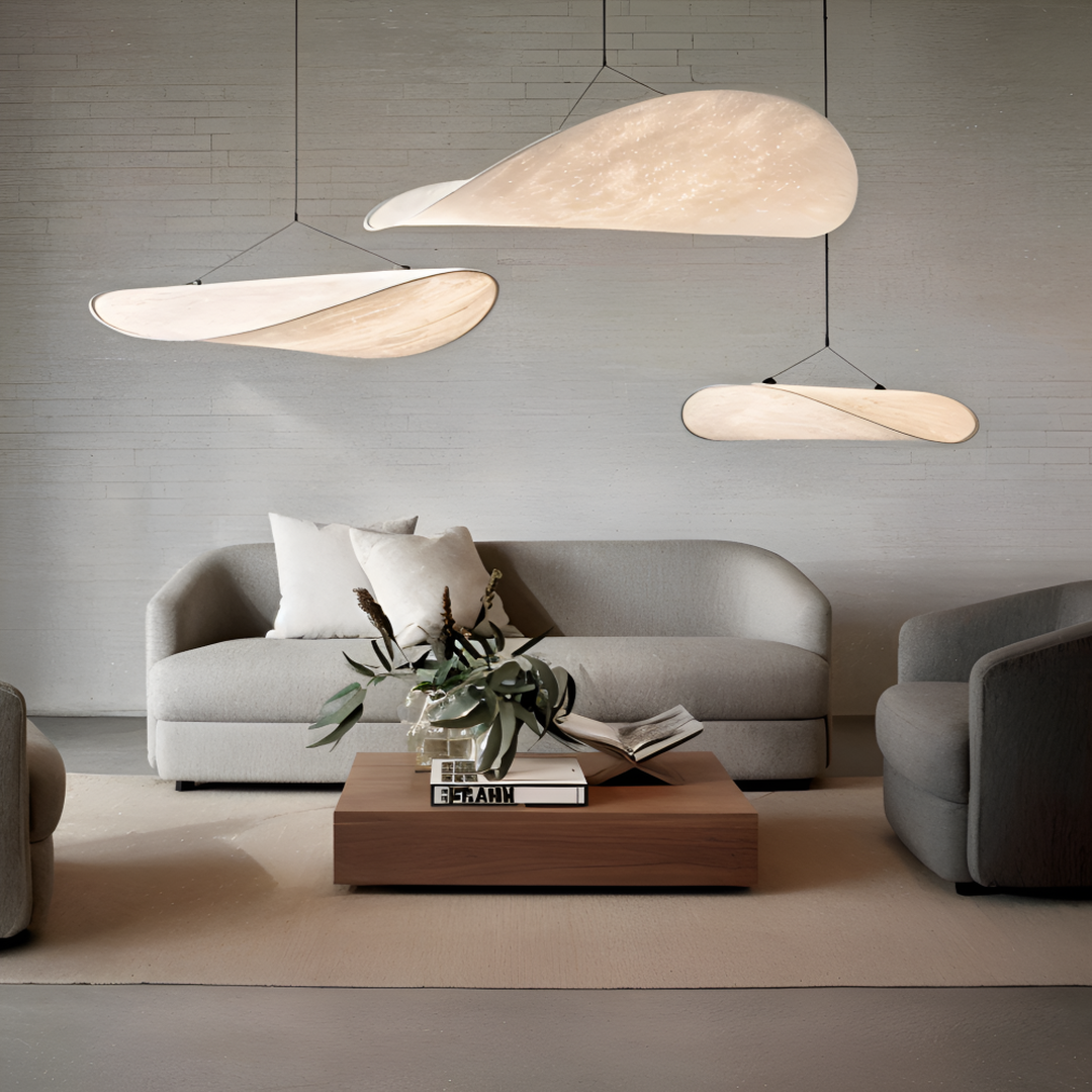LED Fabric Pendant Lamp Modern Lighting