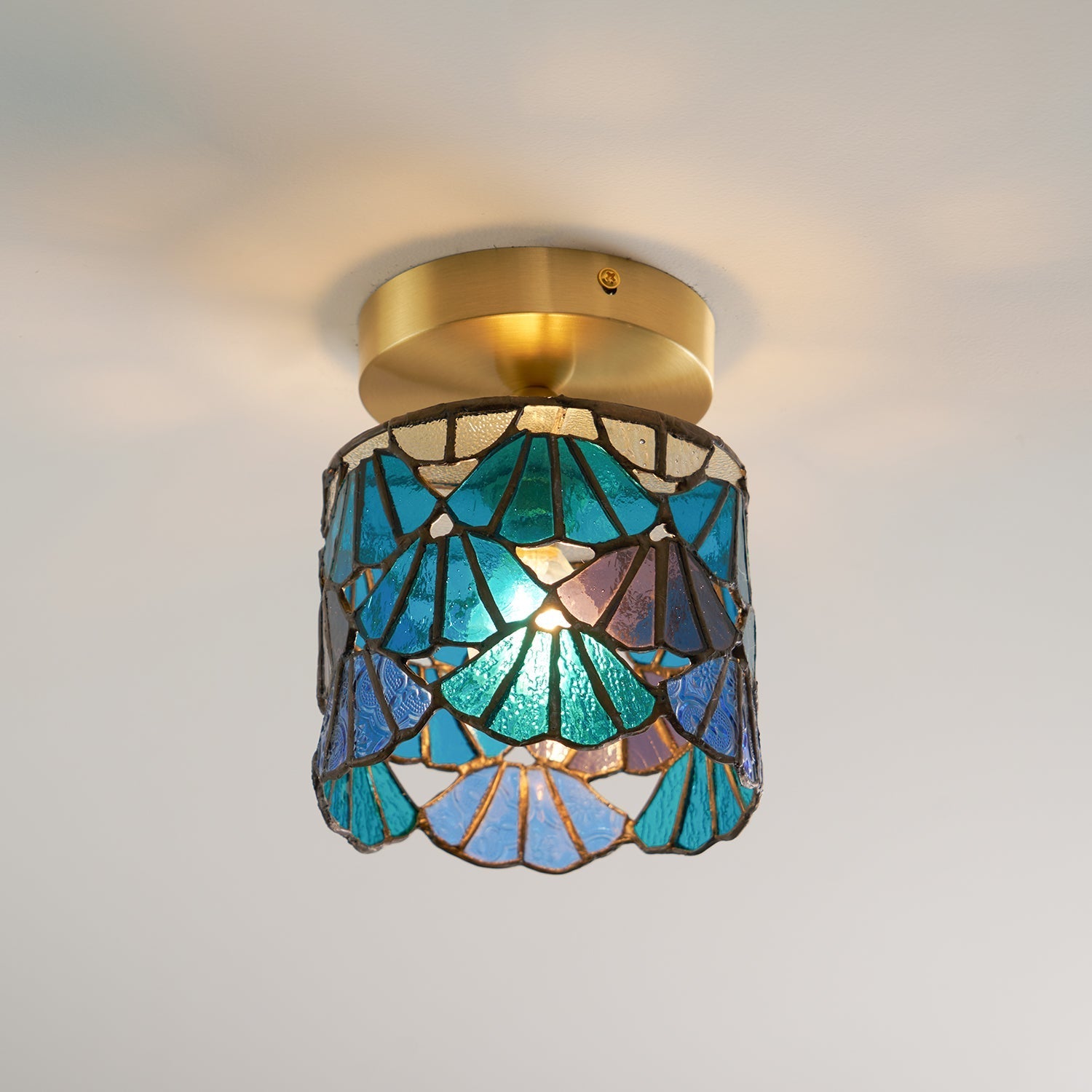 Stained Glass Ceiling Light