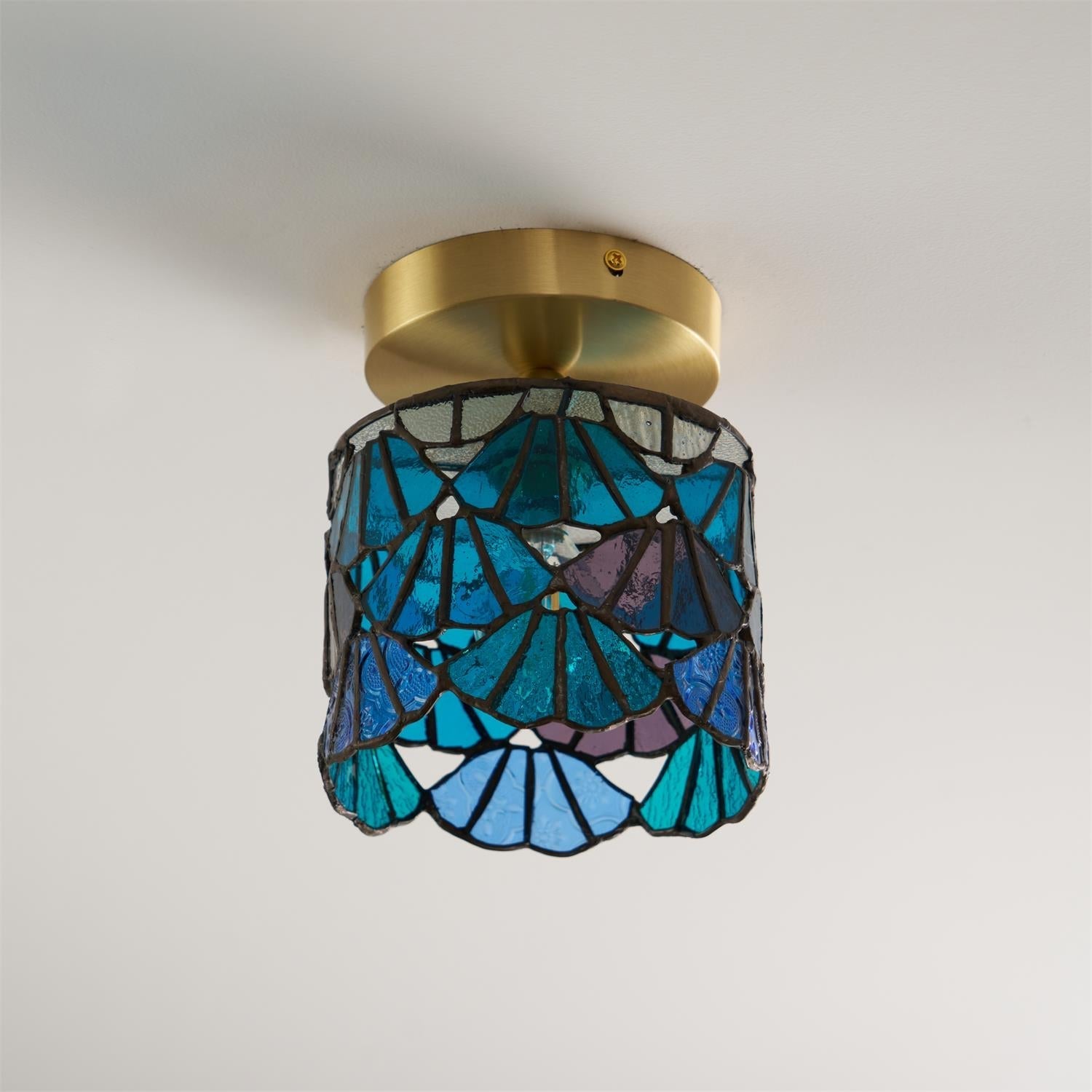 Stained Glass Ceiling Light
