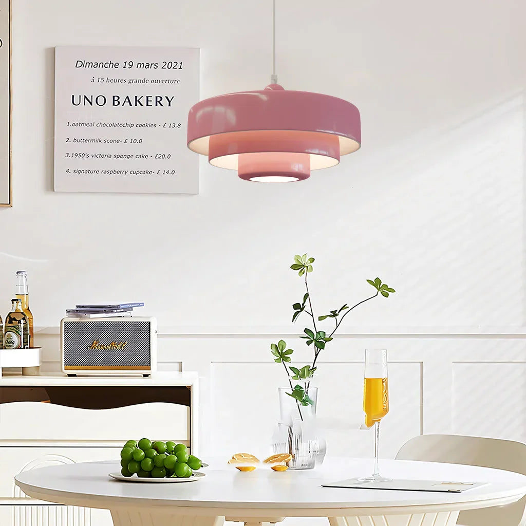Triple Layer Disc Pendant Light