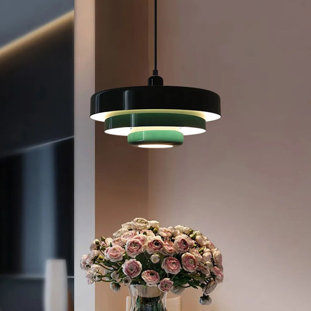 Triple Layer Disc Pendant Light