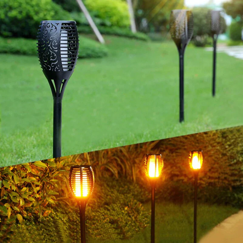Solar Flame LED Lighting