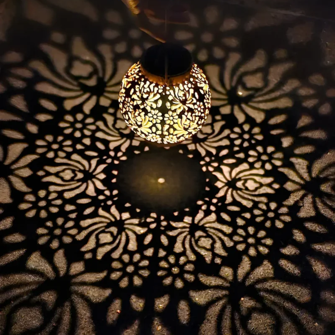 Waterproof LED Outdoor Solar Garden Hanging Lamp